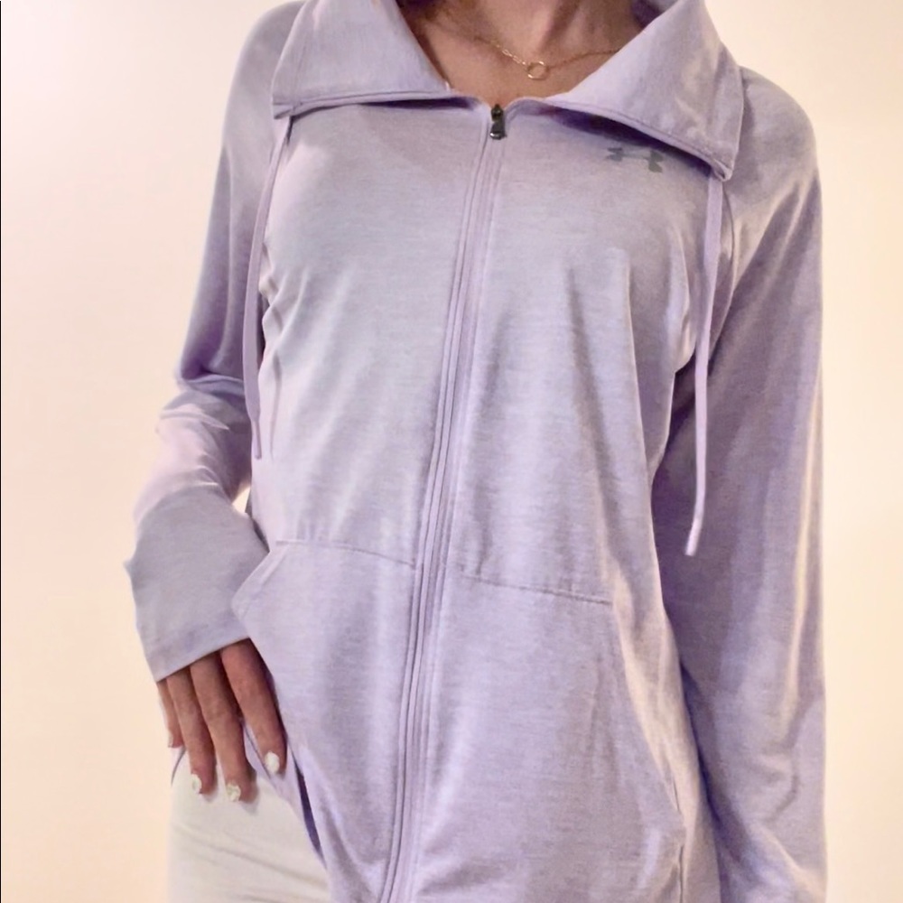 Light under armor athletic zip up jacket.